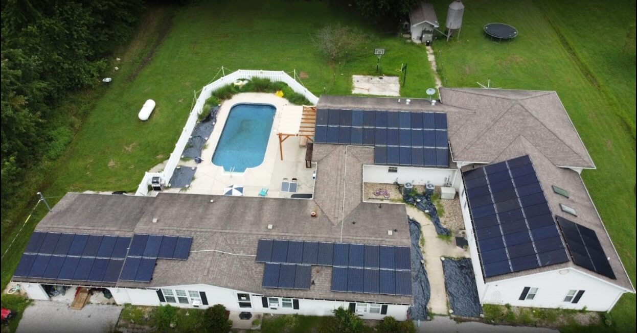 Staunton Illinois Residential Solar Installation